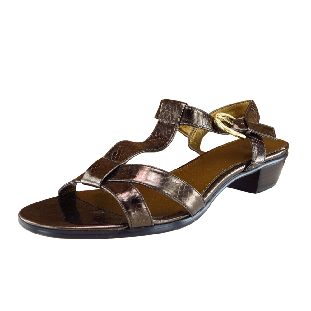 Circa‎ Joan & David Women Size 6 M Copper Gladiator Sandals Synthetic Brynn